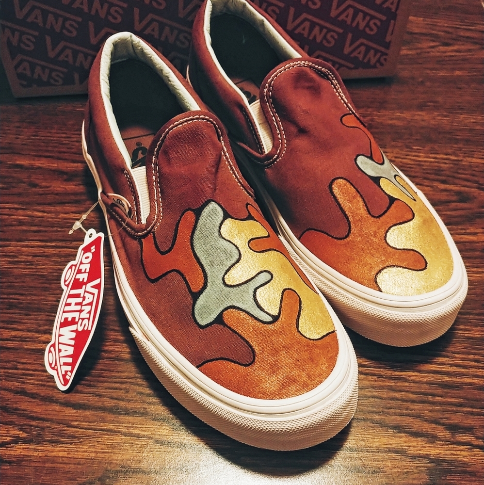Custom VANS Classic Slip-On Sneaker Women's Size 9.5